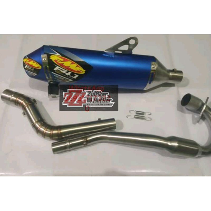 KNALPOT RACING FMF BLUE KLX, CRF, D'TRACKER, WR155