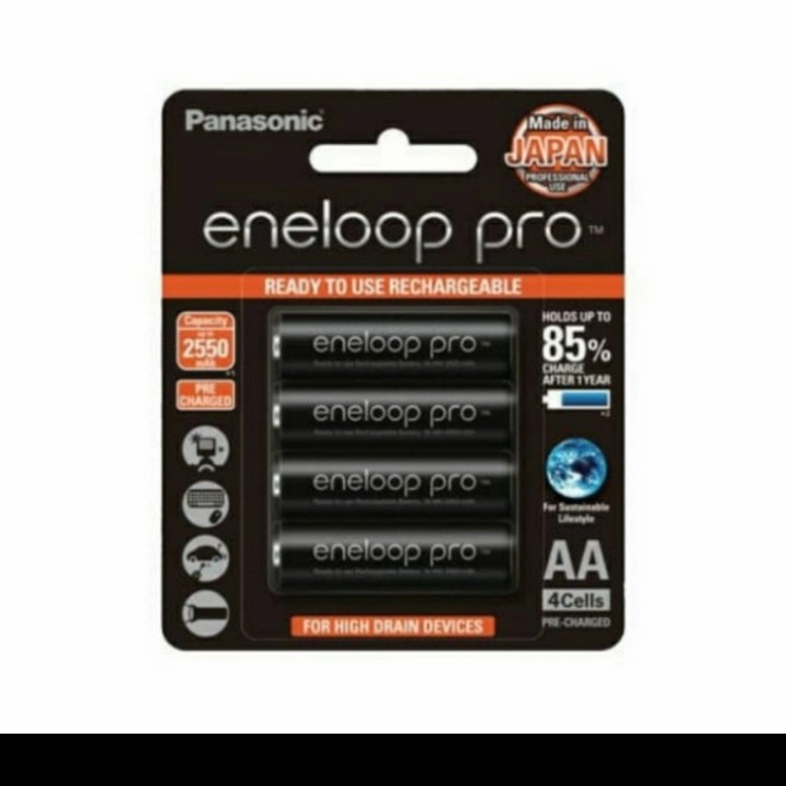 BATERAI BATTERY BATRE CAS AA/A2 PANASONIC ENELOOP PRO 2500mAh