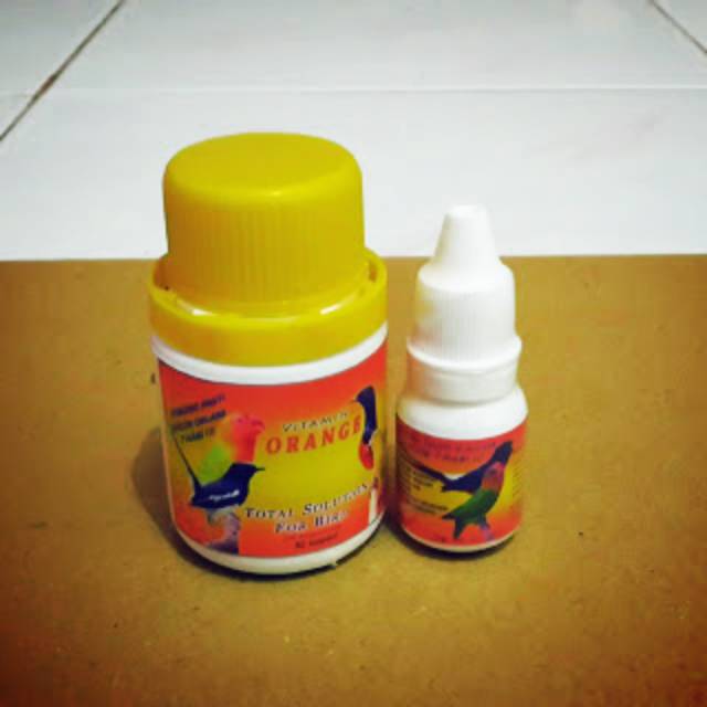 Vitamin Orange Cair Vitamin Untuk Semua Burung Vitamin Harian