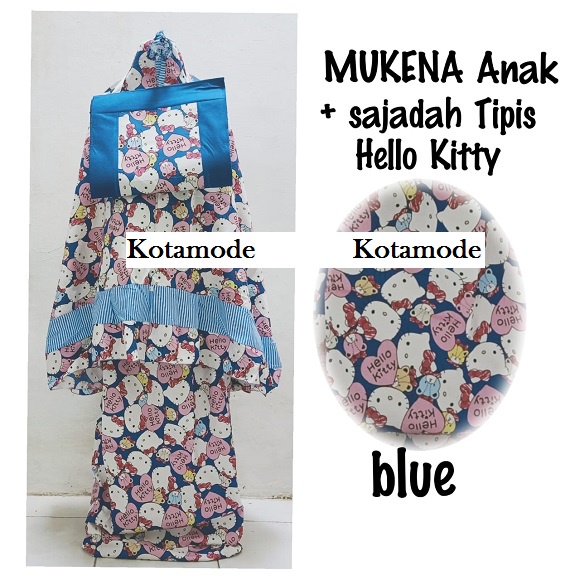 MUKENA ANAK HKITY + SAJADAH TIPIS  01001-1