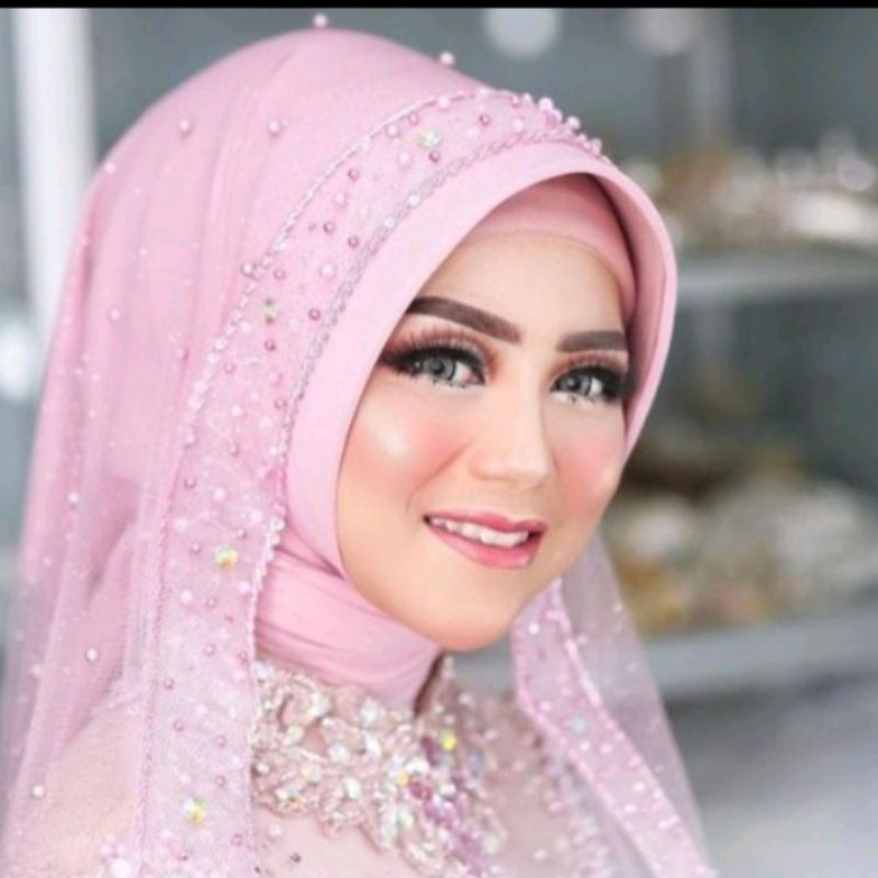 veil mutiara viral/slayer ala ells wedding/slayer diamond