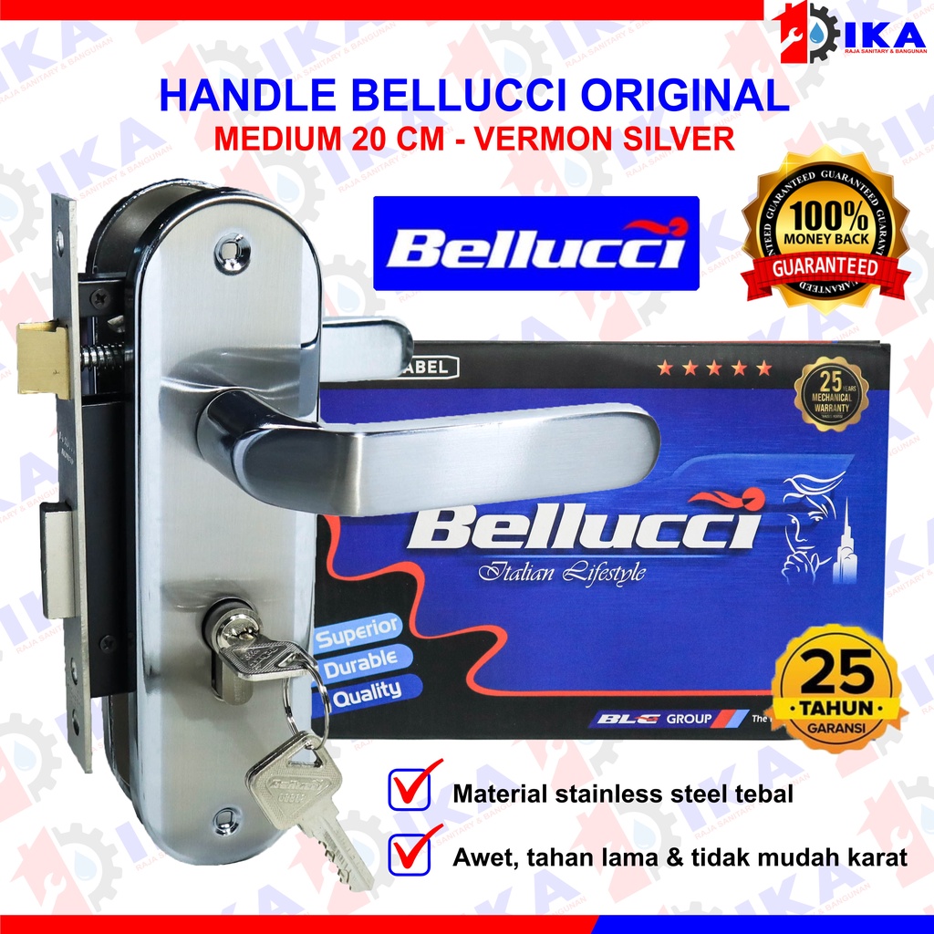Kunci Pintu Tanggung Bellucci Asli Handle Sedang Bellucci Kunci Bellucci Stainless N Series