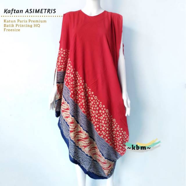 Kaftan paris asimetris ori Kbm solo