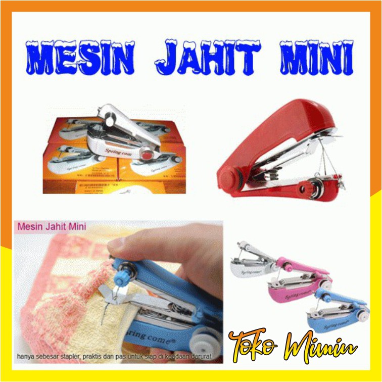 Mesin Jahit Tangan Mini Baju Celana Sewing Singer Staples Shopee Indonesia