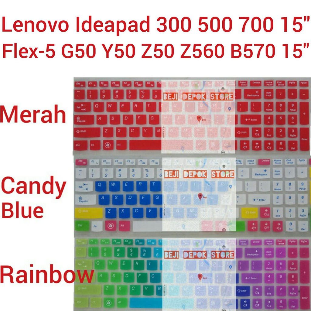 Keyboard Protector Lenovo Ideapad 300 500 700 Z560 Y700 Y50 G50 Flex-15 15&quot;