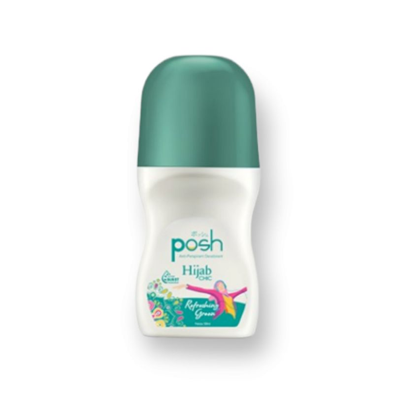 Posh Hijab Chic Deodoran Roll On Refreshing Green 50mL