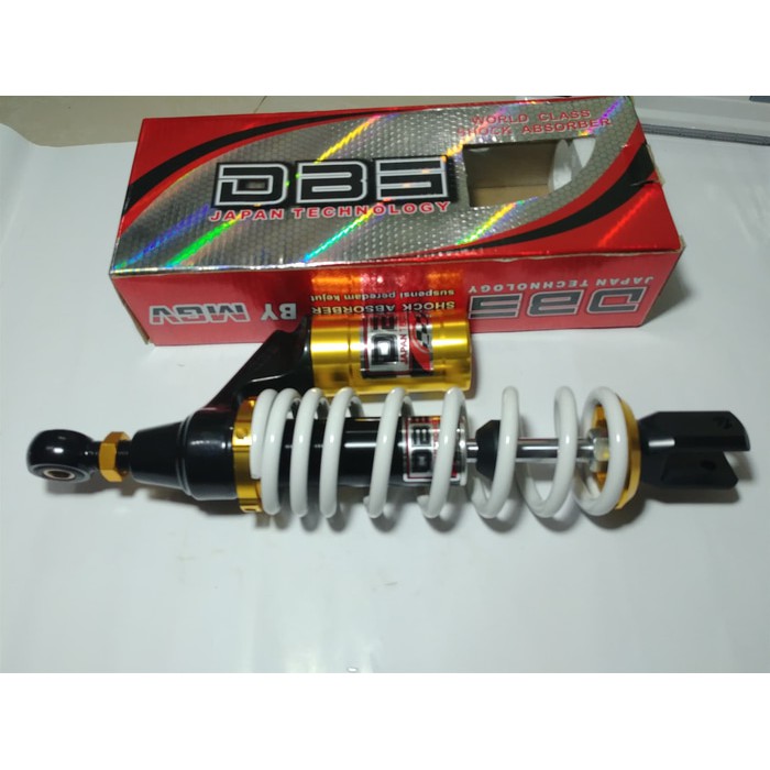 SALE -  Sok &amp; ShockBreaker Belakang Tabung Variasi Mio Beat DLL DBS Putih Matic