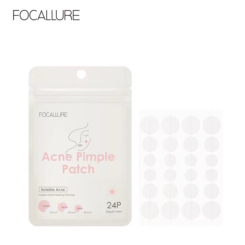 [ORI &amp; BPOM] FOCALLURE Spot Patch Acne Treatment Day | Night | Long-lasting Acne Nose &amp; Face Patch Mask | Pimple Patch | Skin care Acne Treatment Beauty Makeup FA186