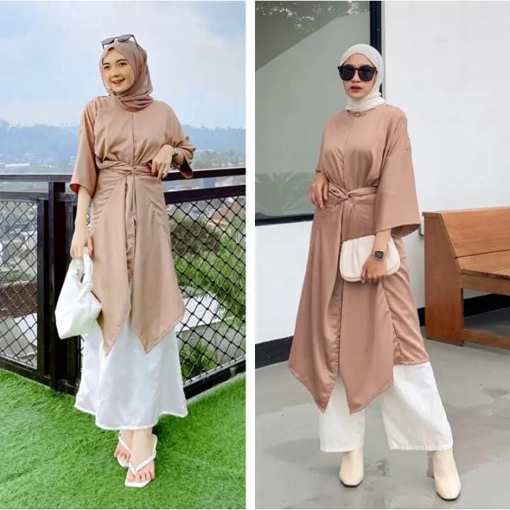TUNIK KONDANGAN / TUNIK SATIN / ATASAN WANITA / BAJU KONDANGAN