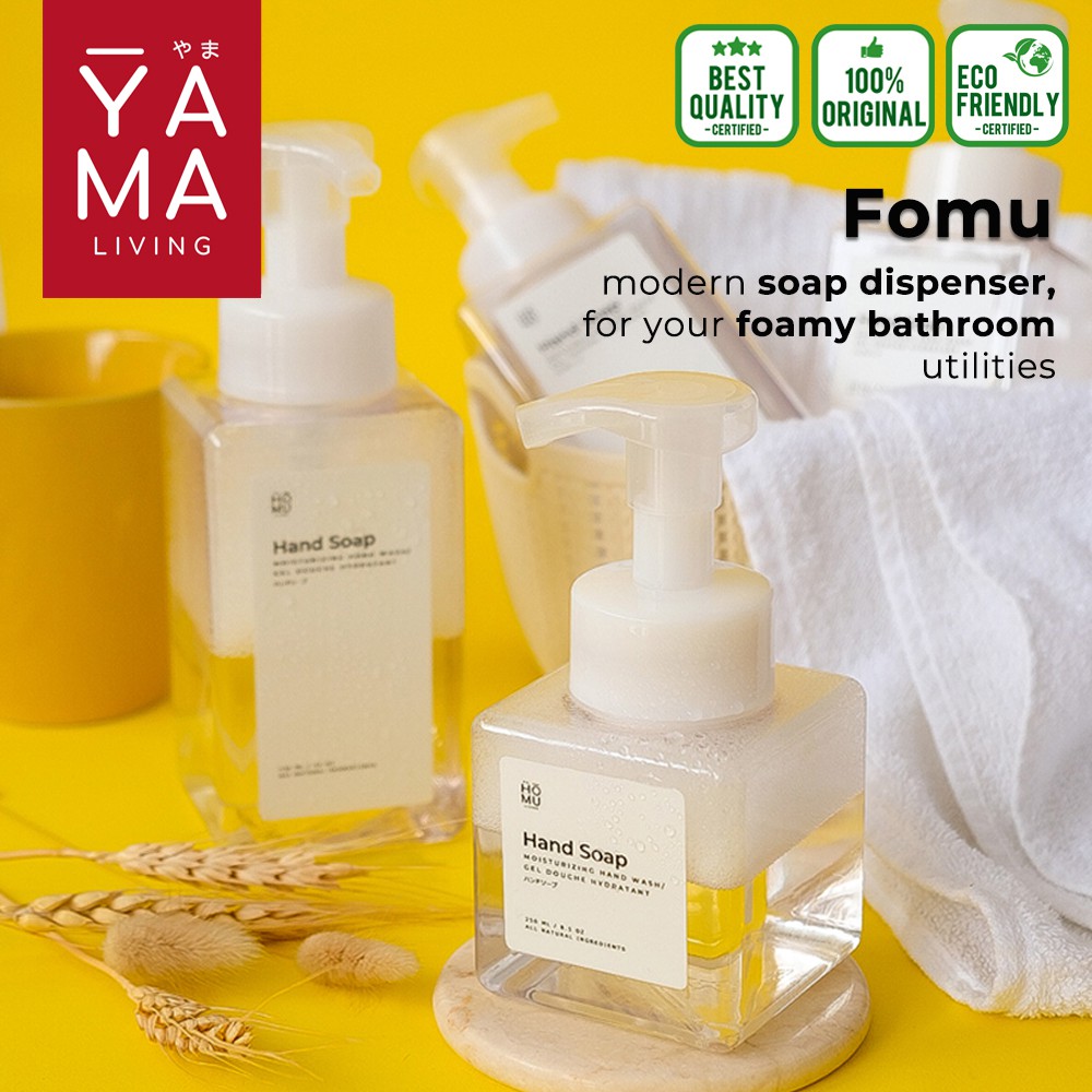 YAMA FOMU Foam Pump Soap Dispenser Bottle Botol Refill Sabun Cair Busa 250 450 ml