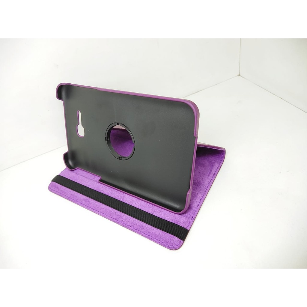 ROTARY Standing Case Samsung Tab 3V T116 T110 7.0 inch Flip Cover Putar 360 Sarung Muter