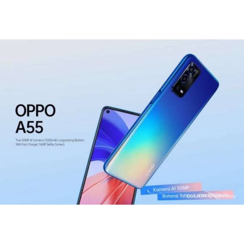 Oppo A55 4/64 New Garansi Resmi OPPO A55 Ram 4GB/64GB