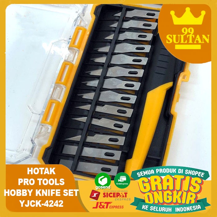 

Pisau Ukir Set 14 Buah Pisau Grafting Okulasi - Hotak Hobby Knife Cutt