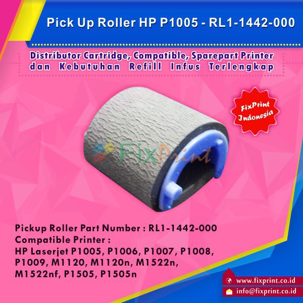 Pick Up Roller HP P1102 P1102w M1132 M1212nf M1214nfh M1217nfw  Murah