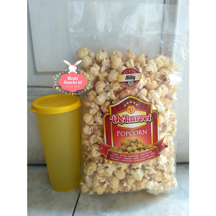 

Siap Krim Popcorn Dekarrel Curah / Kiloan 250Gr Halal - Caramel