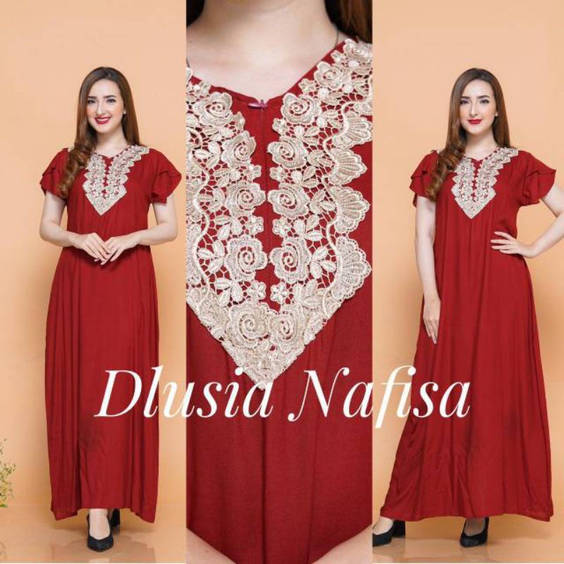 DASTER ARAB ZEEMA | RAYON SUPER GRADE A | RESLETING DEPAN BUSUI | RENDA MILO-Nafisa marron