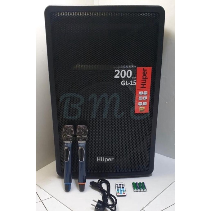 SPEAKER PORTABLE HUPER GL15 GL 15 HUPER GL15 PORTABLE HUPER GL15 NEW Termurah