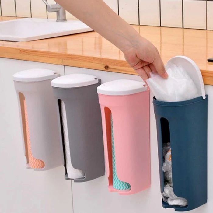 Tempat Penyimpanan Kantong Plastik Sampah Dispenser Kantong Kresek Sampah