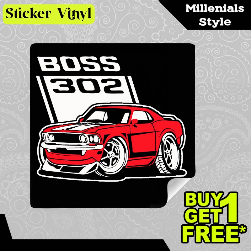 

Stiker Sticker Boss 302 Mustang Mobil Klasik Desain Keren dan Kekinian Aesthetic Bahan Vinyl Satuan Anti Air
