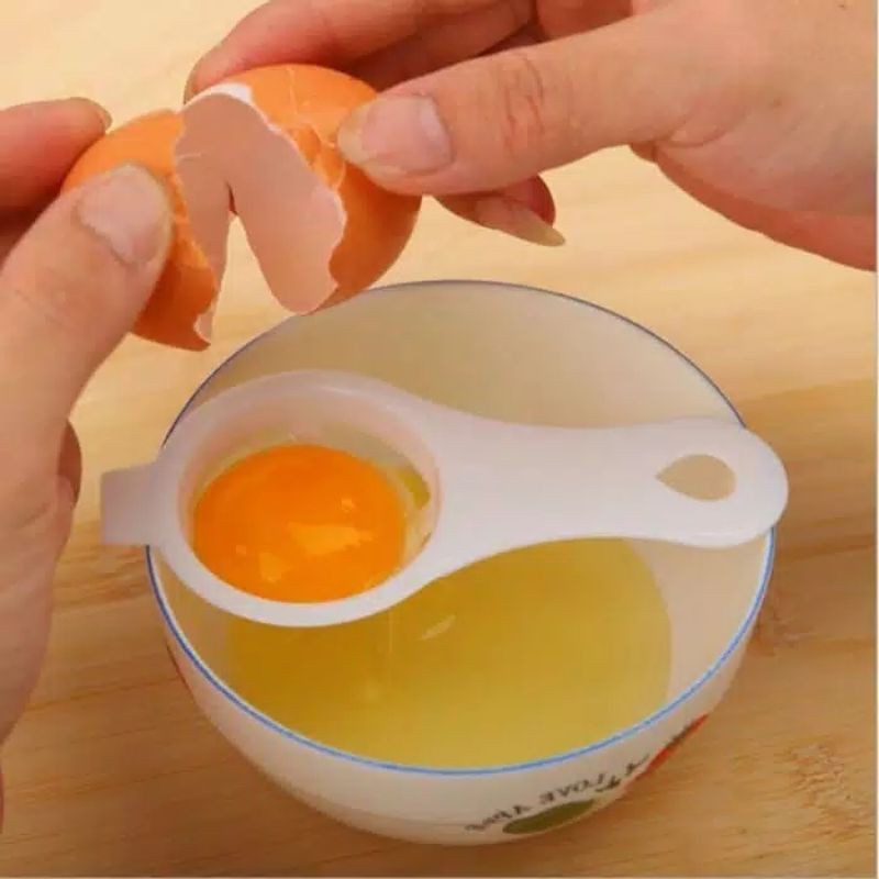 Sendok Alat Pemisah Kuning Telur Saringan telur Egg White Separator