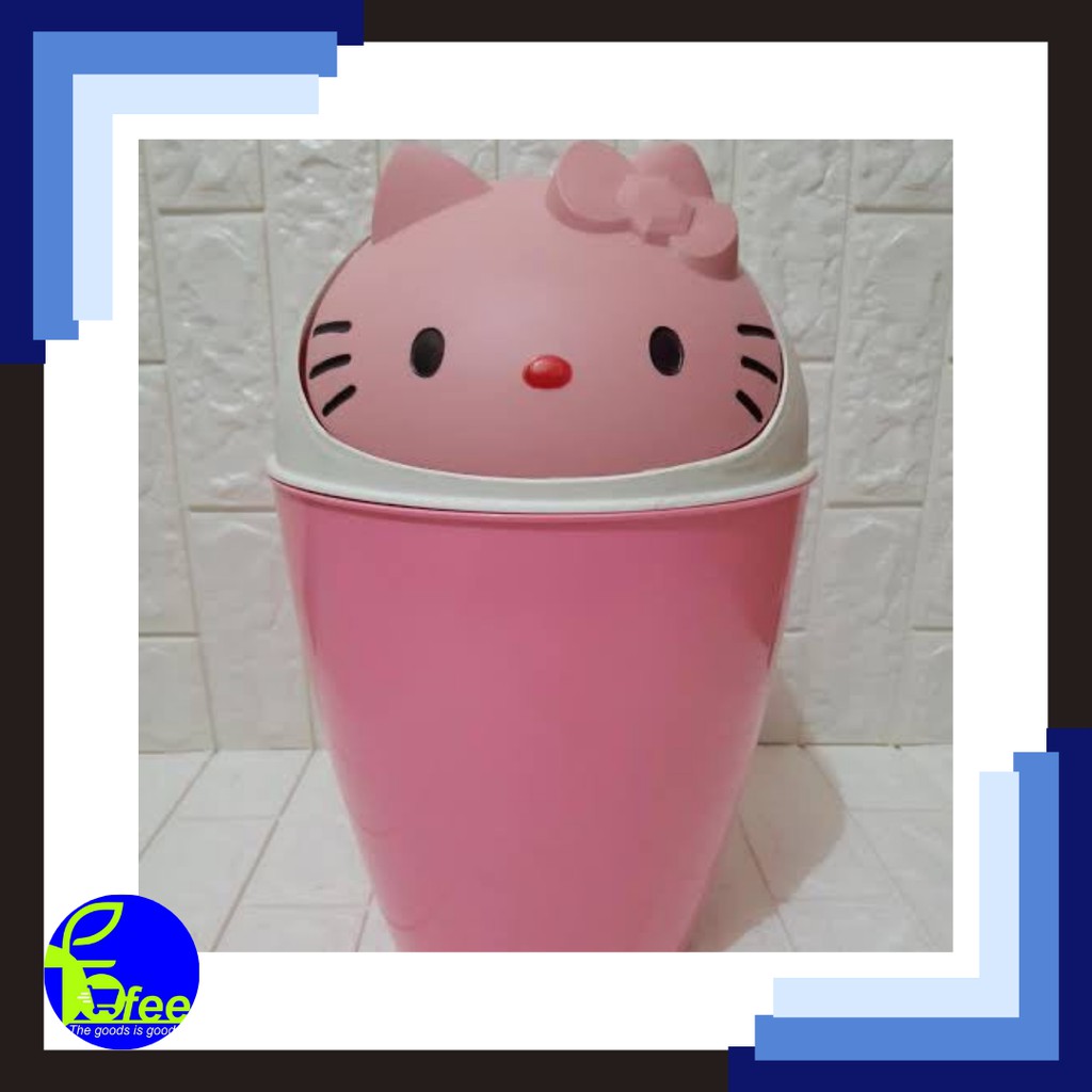 [IMPORT] -Tempat Sampah cute Pinky 10 Liter