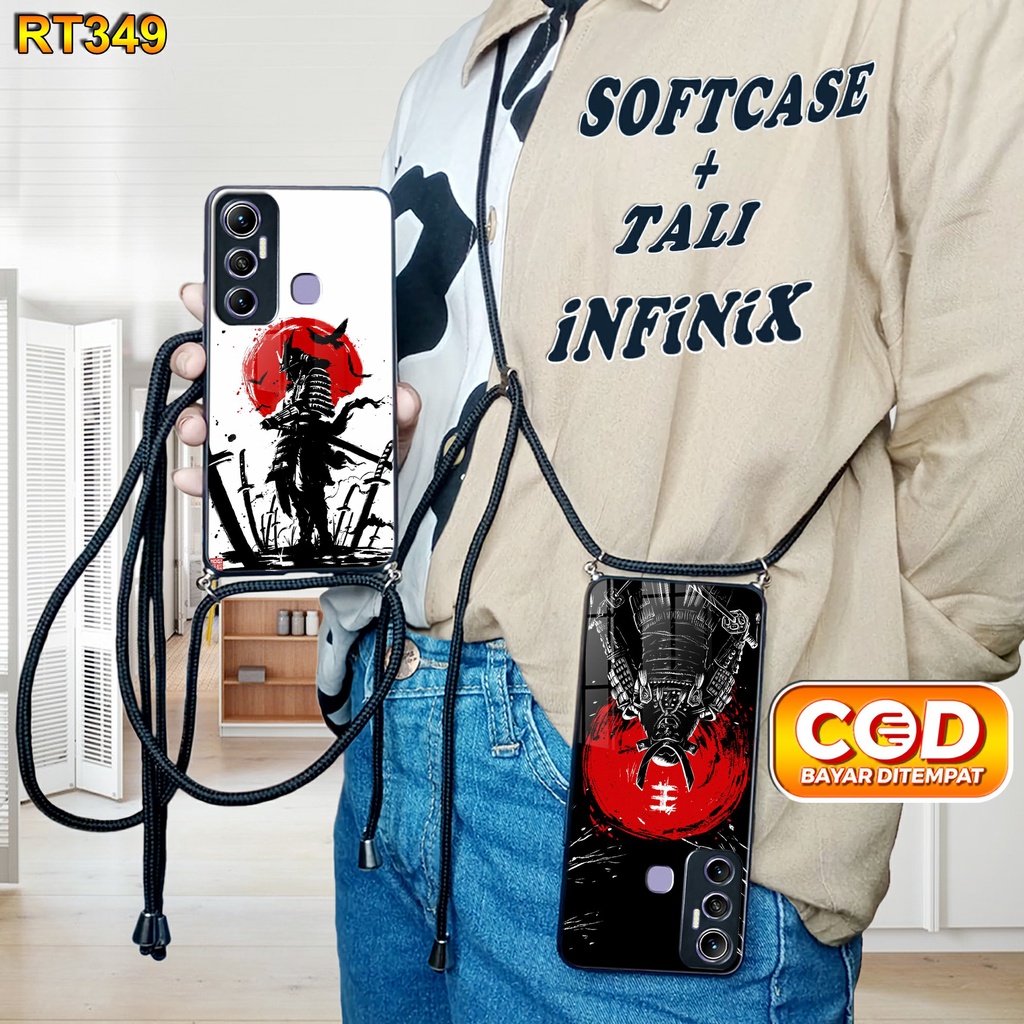 RT349 Softcase Kilau + Tali infinix Hot 11 Case Kilau Hot 8 Hot 9 Hot 9 play Hot 10 Hot 10 play Hot 