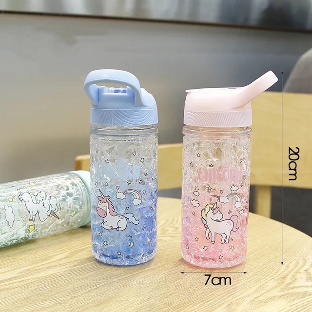 Botol minum icy unicorn BT04 Fruit BT03 drink bottle frosty botol minum anak perempuan souvenir kado