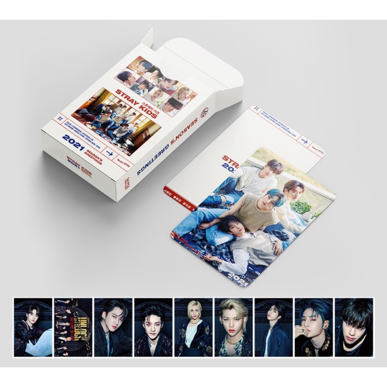 Kartu Pos Foto Album Stray Kids Dengan STAY Lomo