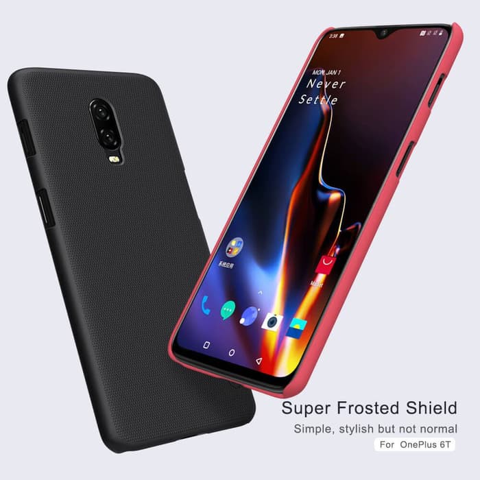 Hard Case Oneplus 6T Nillkin Frosted Shield Casing Original