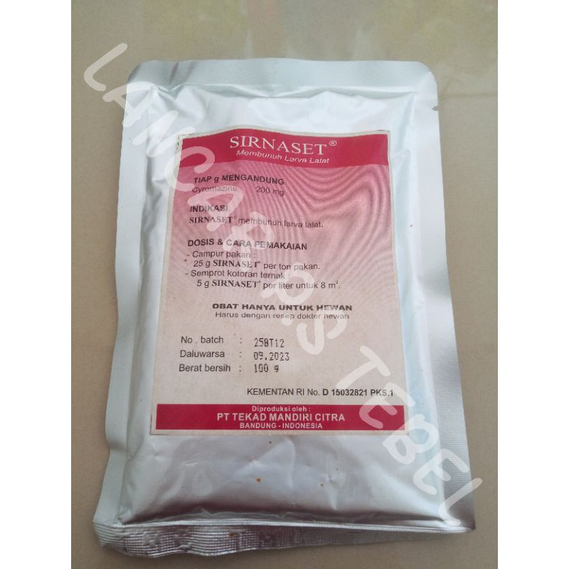 TMC SIRNASET-MEMBUNUH LARVA LALAT