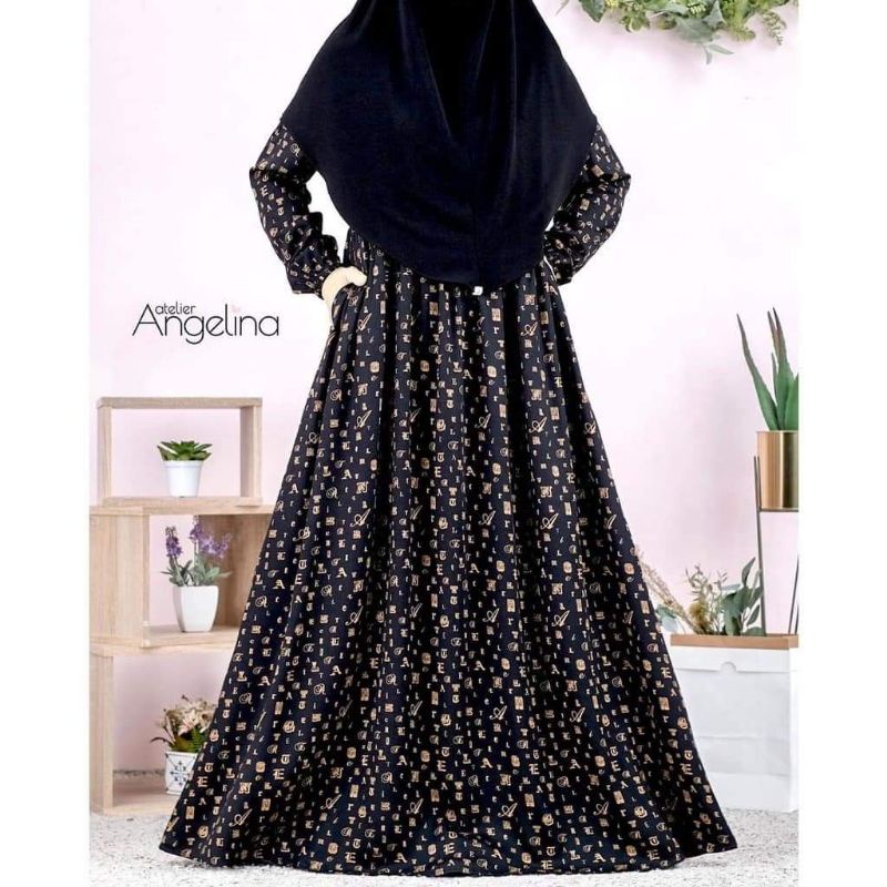 SALE  ATELIER ANGELINA SIZE 3XL A LETTERS BLACK GOLD