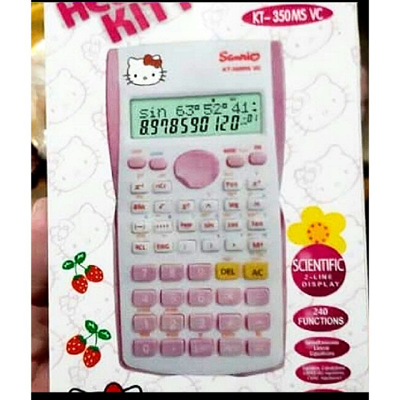 

KALKULATOR HELLO KITTY KT-350 MS VC SCIENTIFIC