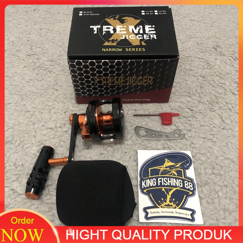 [PROMO SPECIAL] Reel Pancing KAMIKAZE Xtreme Jigger RX 5 LX 5 Extreme Jigger Reel Alat Pancing Jiggi