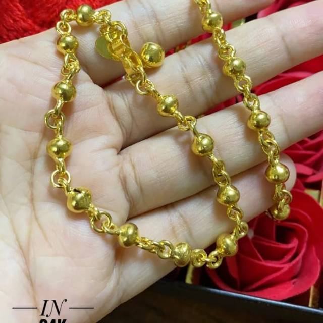 Xuping gelang lapis emas 24k 0323j