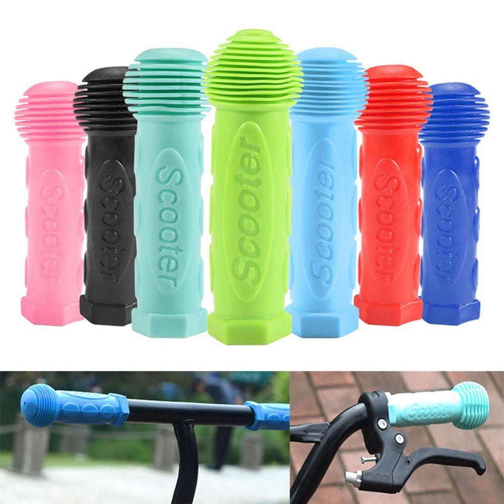 TOP 1 Pair Rubber Grip Universal Colorful Blue Red Anti-skid Children Bike Parts