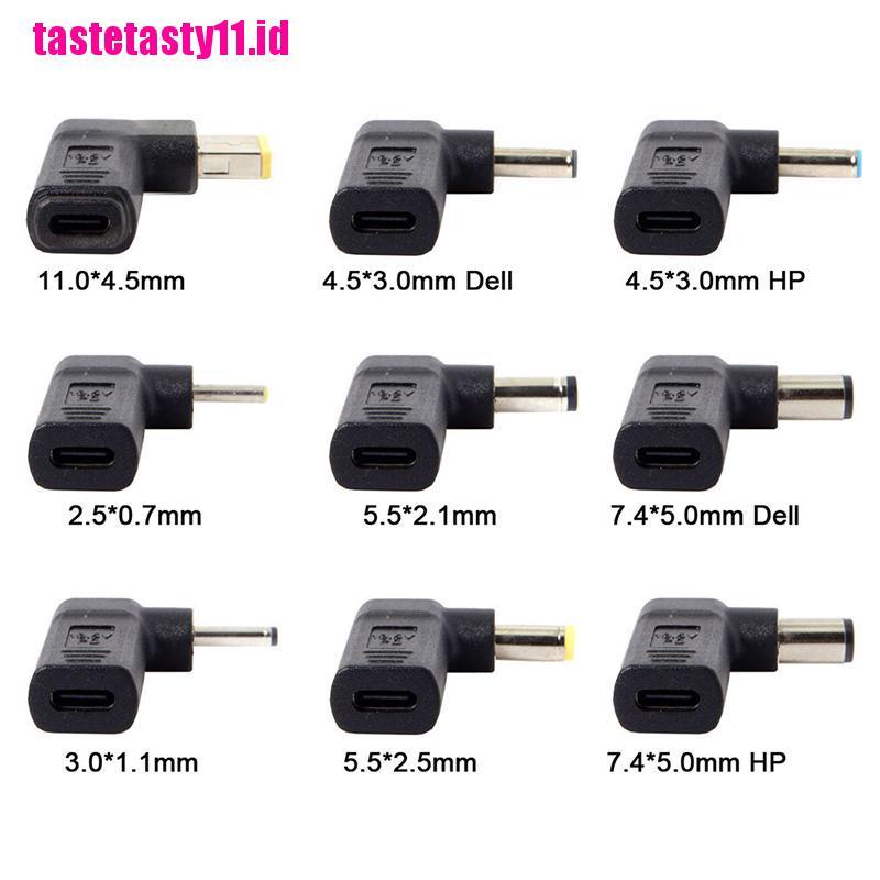 【TTID】Laptop charger adapter converter usb type c female dc power jack for lapt