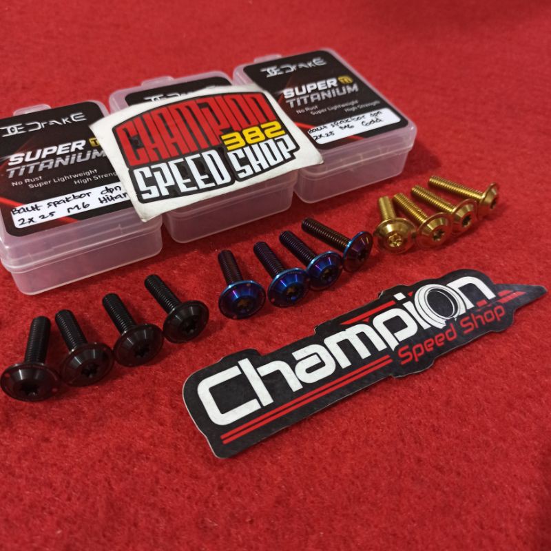 Baut Titanium Spakbor Depan Drake Kawasaki ZX25R ZX-25R ZX 25R
