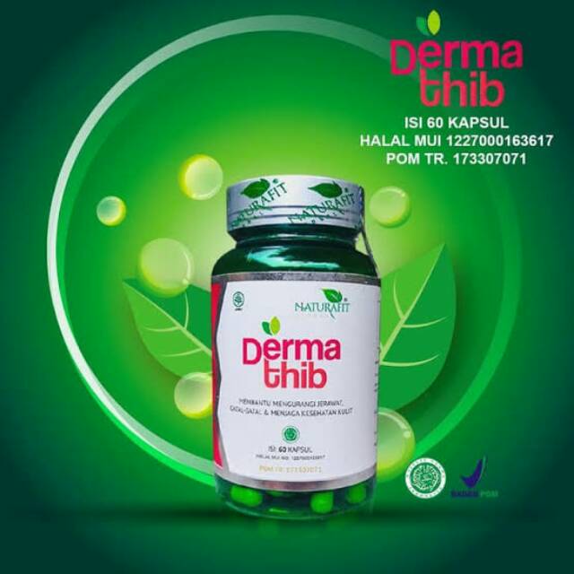 

KAPSUL DERMATHIB BERSIH DARAH ORIGINAL | OBAT HERBAL KULIT JERAWAT GATAL GATAL BPOM