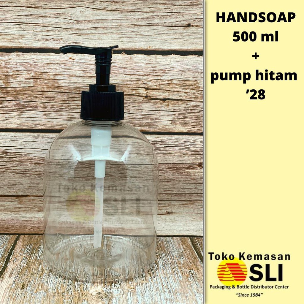 Handsoap 500 Ml + Pump Hitam 28