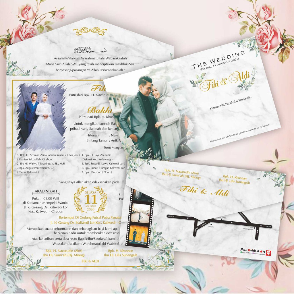 Undangan Pernikahan Murah Berkualitas Bisa Tambah Foto Shopee Indonesia