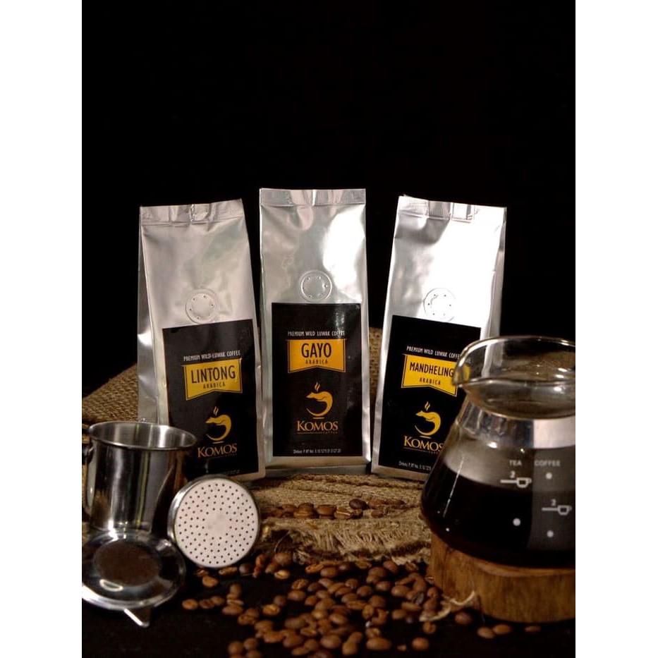 

Kopi Luwak Liar Sumatera 3 Varian Premium Terbaik Per 100gr - kkp1030