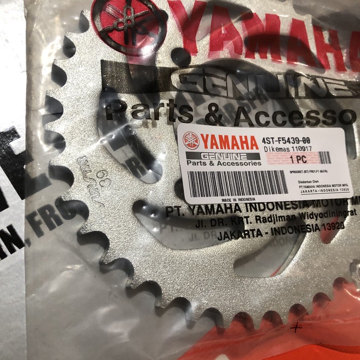 Gear Set Gir Paket Rantai Roda Yamaha Jupiter MX Lama Old 1S7 4S7 2010