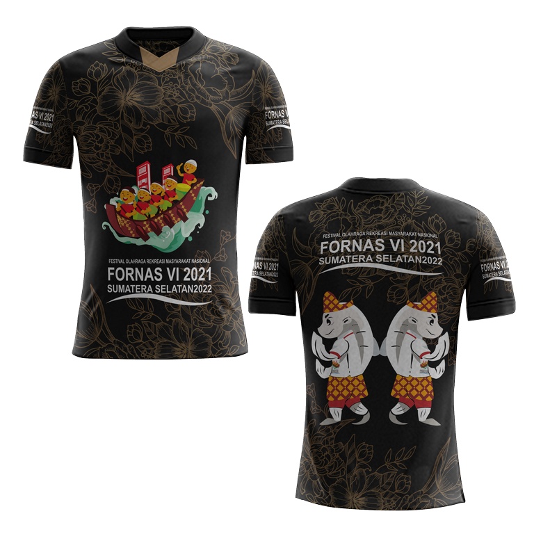 Baju Kaos FORNAS Festival Olahraga Rekreasi Masyarakat Nasional 2022