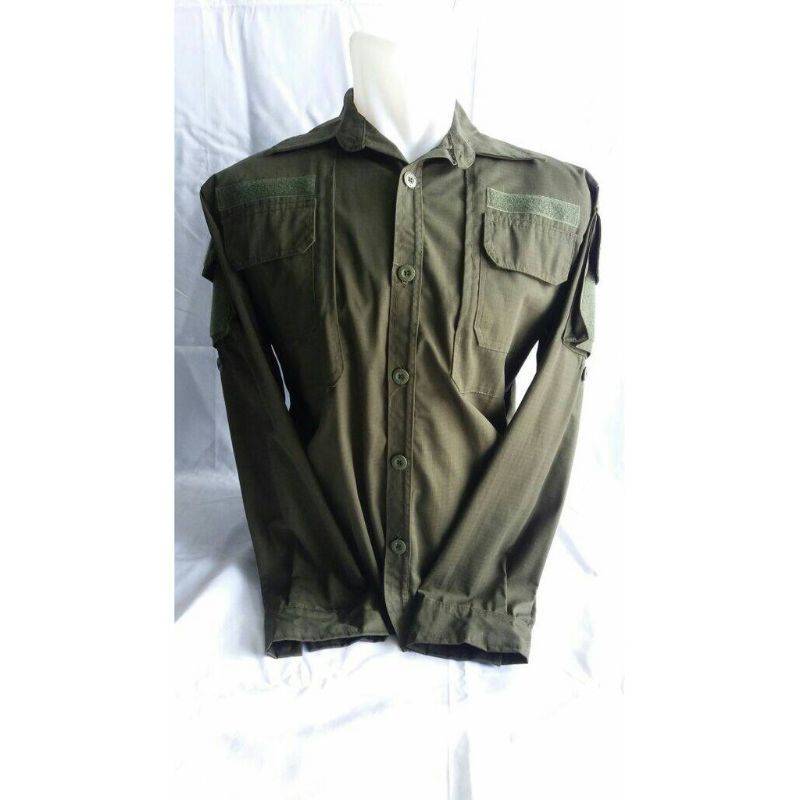 kemeja pdl hijau army tactical taktis seragam
