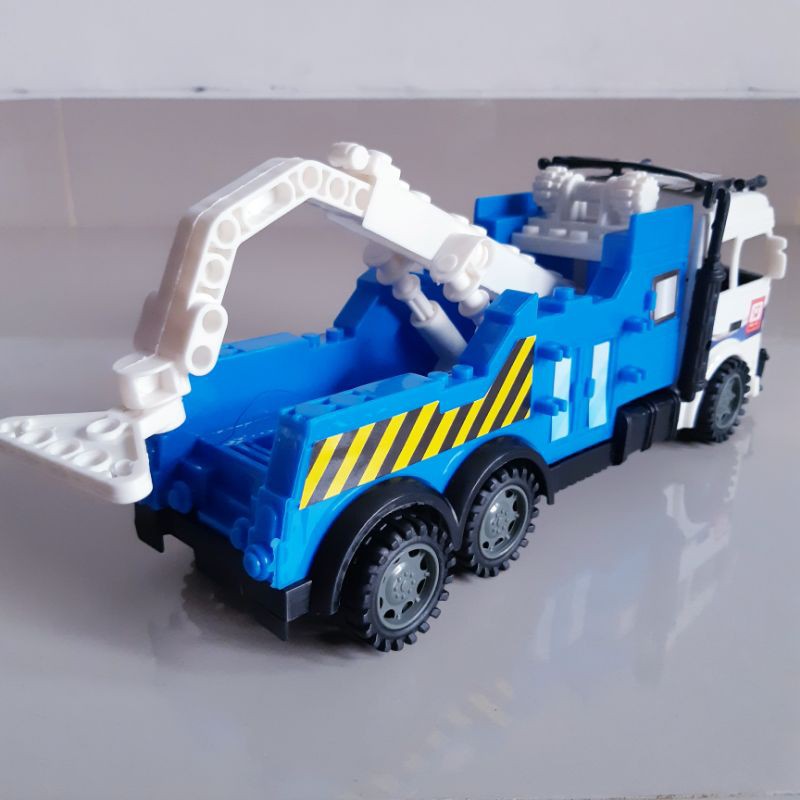 Mainan Mobil Truk Derek - Miniatur Truck Towing Mobilan Anak Edukatif