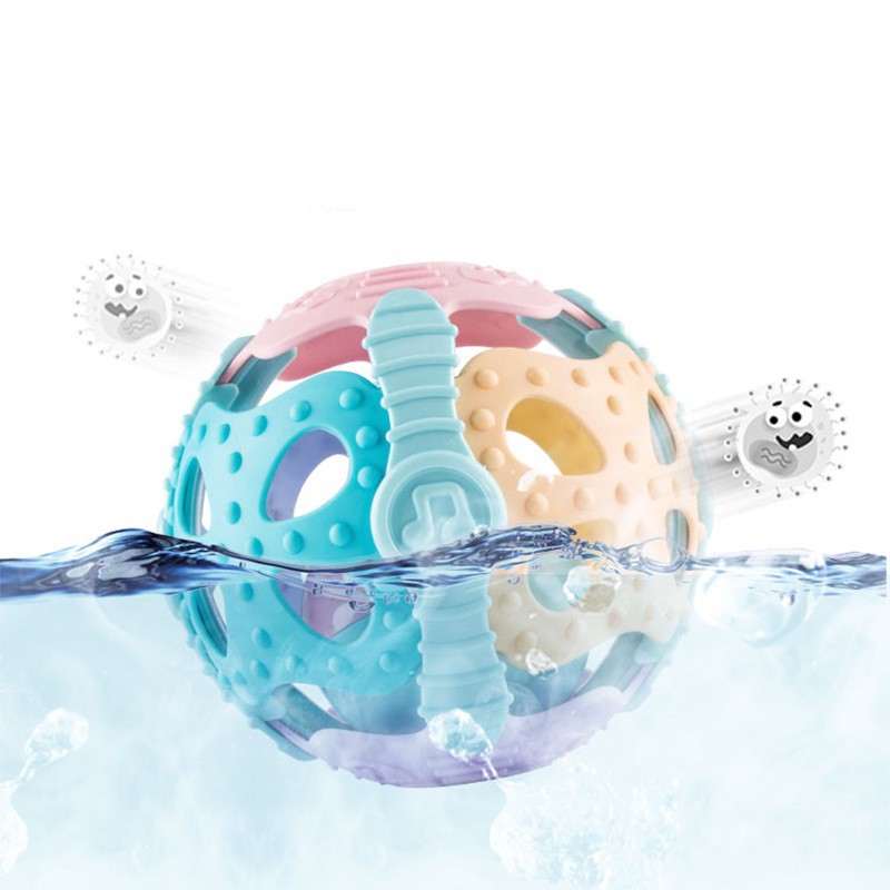 Mainan Bola Bayi Soft Silicone - Rattle Teether Toys M203