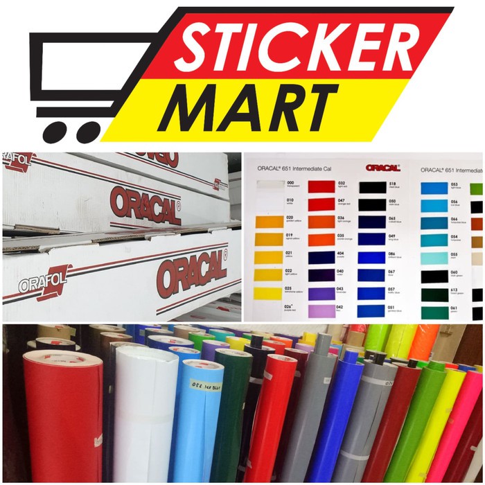 

Sticker Oracal cutting wraping original murah 651