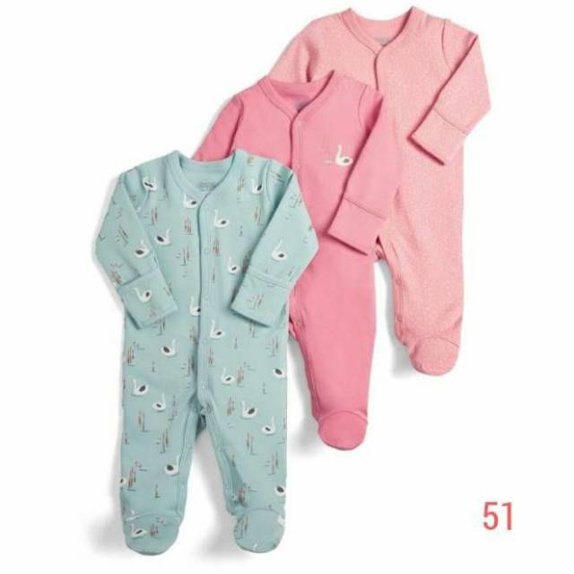 Mamas papas sleepsuit/ baju tidur bayi import/ sleepsuit baby mamas&amp;papas