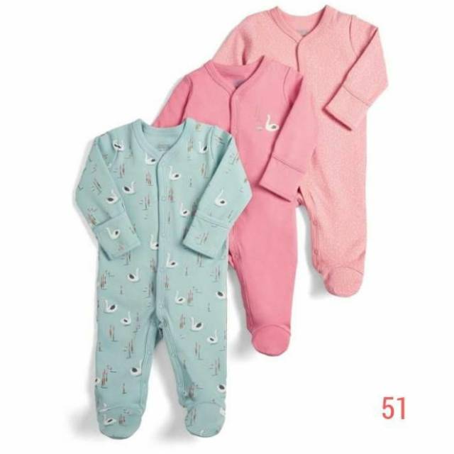 Mamas papas sleepsuit/ baju tidur bayi import/ sleepsuit baby mamas&amp;papas