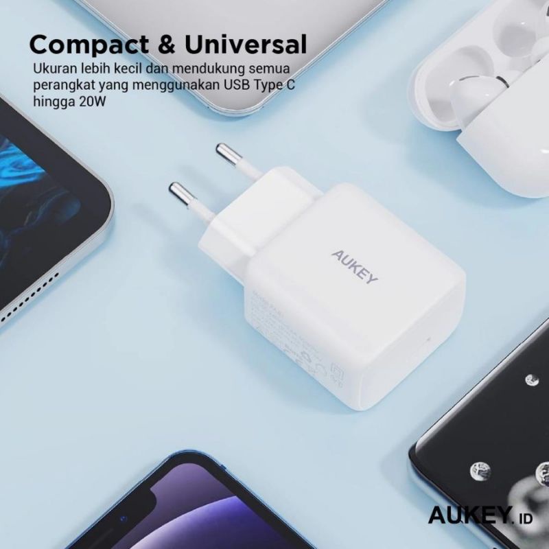 Aukey Minima Nano PA-R1 Charger USB TypeC PD 20W